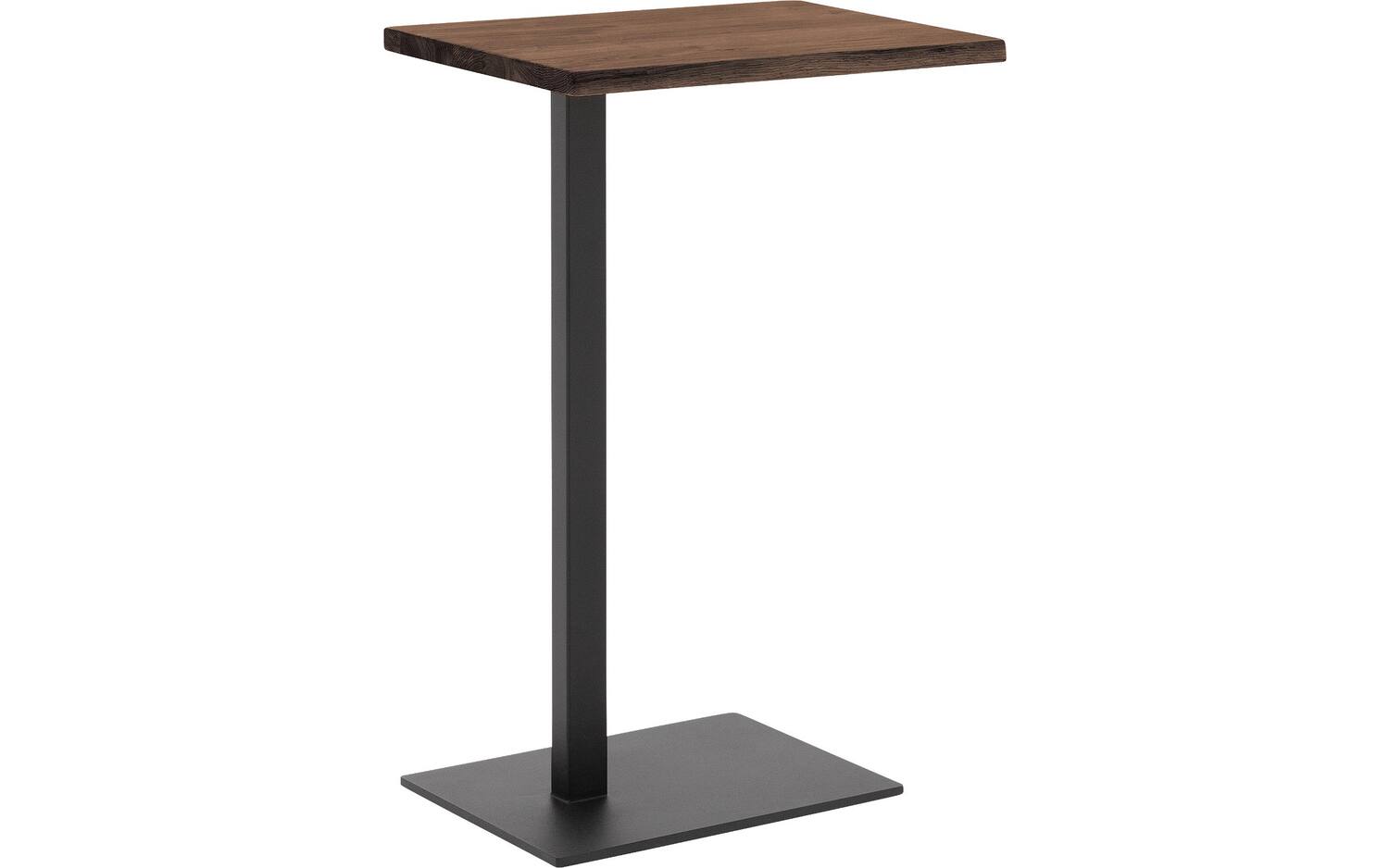 Goossens Nachtkastje Tangel, hout eiken donker bruin, stijlvol landelijk, 43 x 65 x 32 cm - 8718823334692