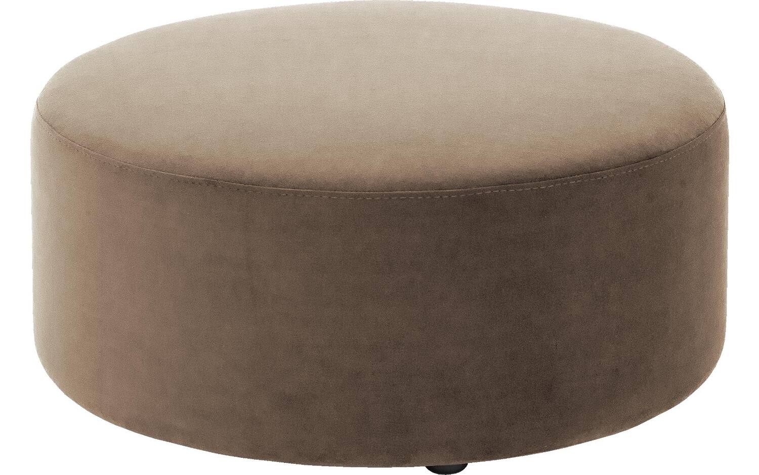 Goossens Poef Arendal, Poef ø 70 cm - 30 cm hoog - 8718823166002