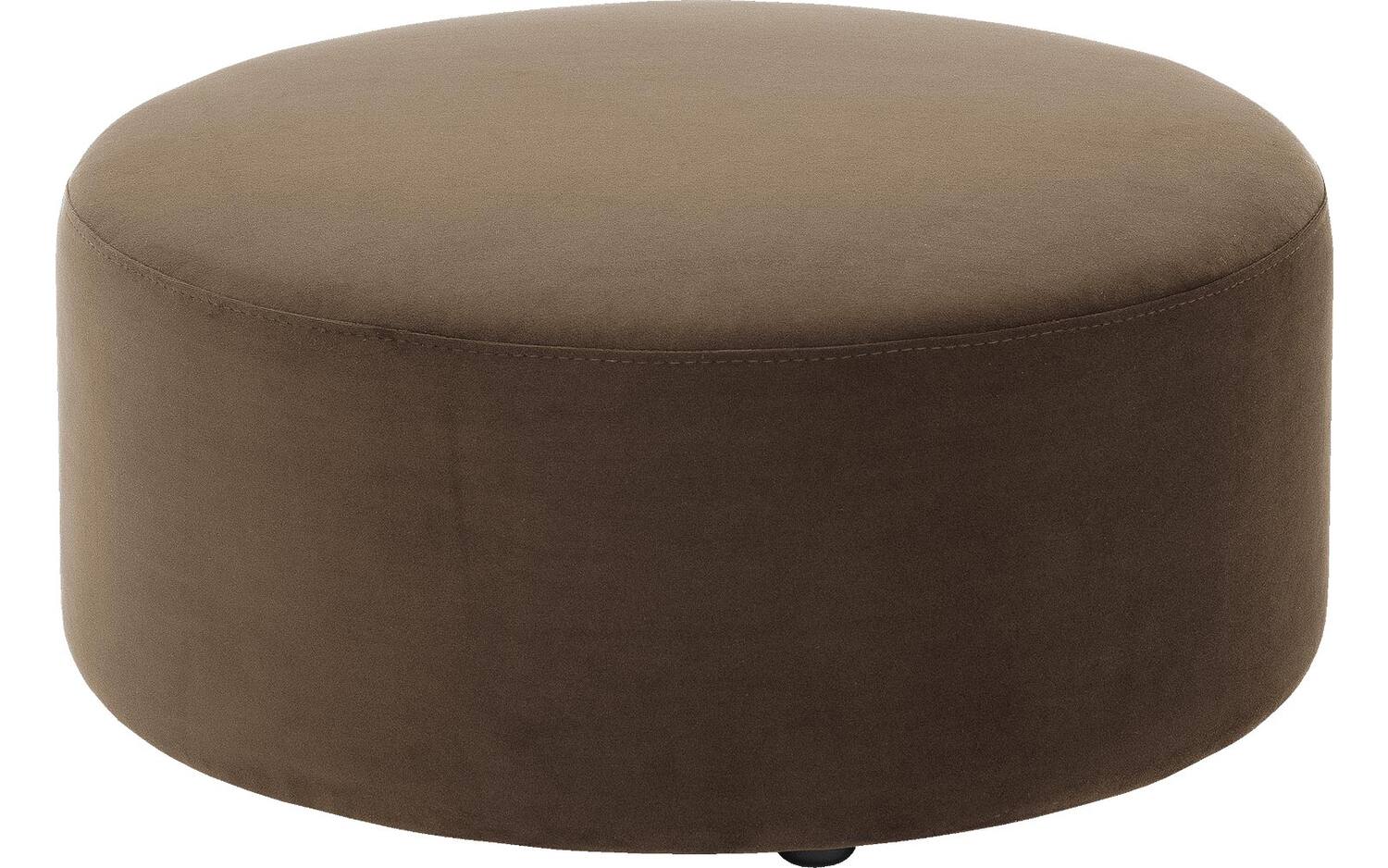 Goossens Poef Arendal, Poef ø 70 cm - 30 cm hoog - 8718823166040