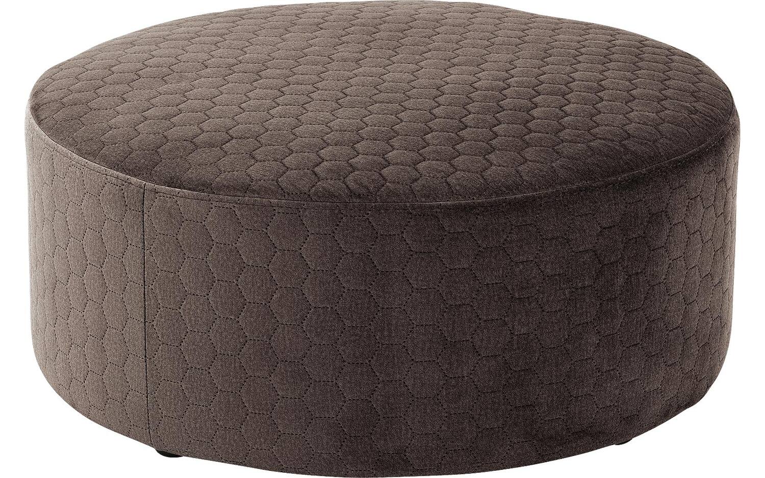 Goossens Poef Arendal, Poef ø 70 cm - 30 cm hoog - 8718823166088