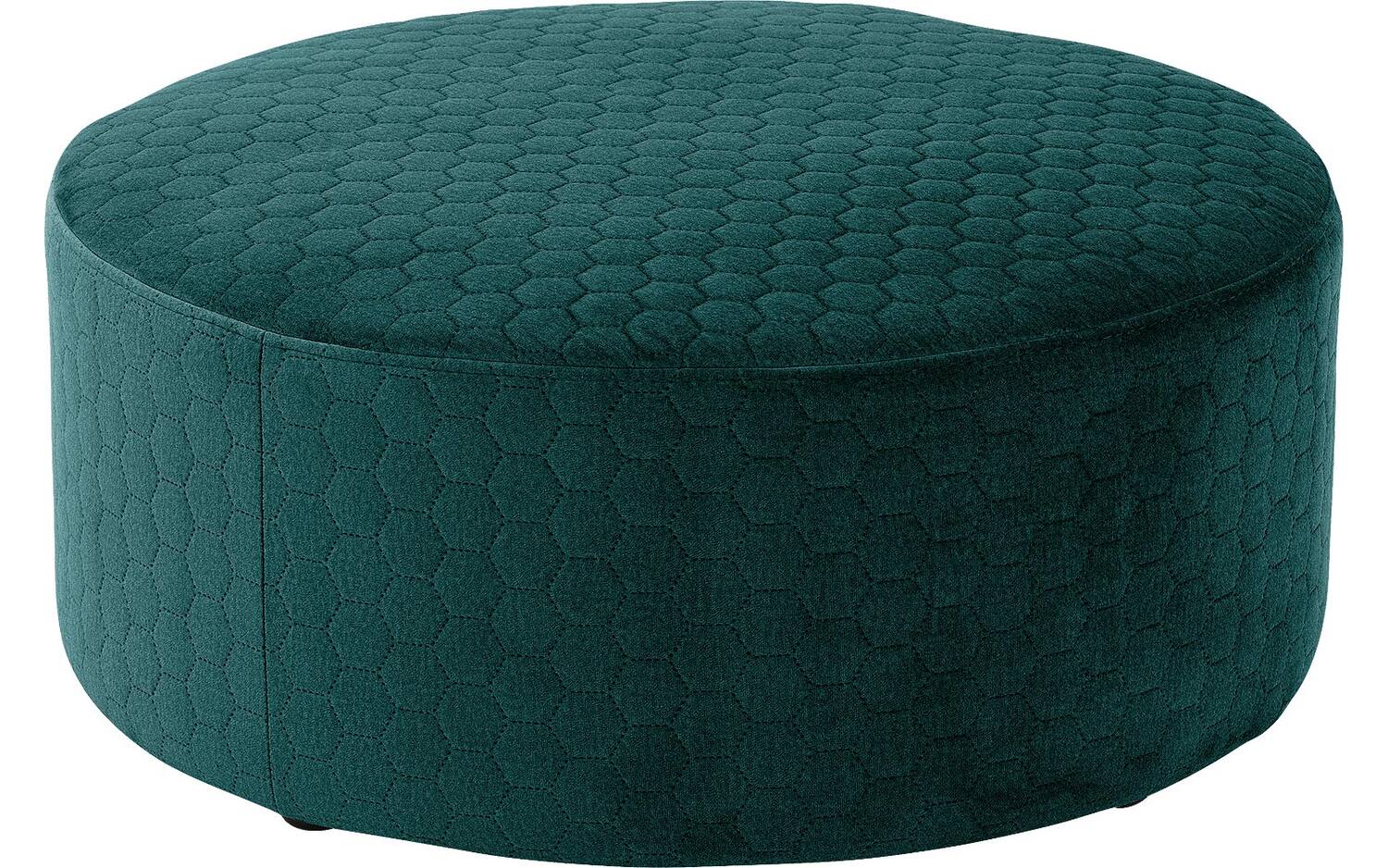 Goossens Poef Arendal, Poef ø 70 cm - 30 cm hoog - 8718823166125