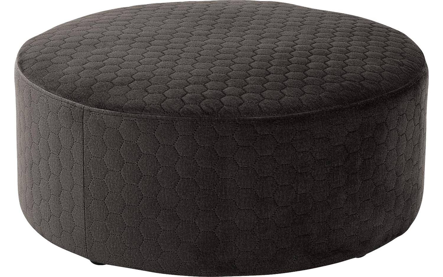 Goossens Poef Arendal, Poef ø 70 cm - 30 cm hoog - 8718823166149