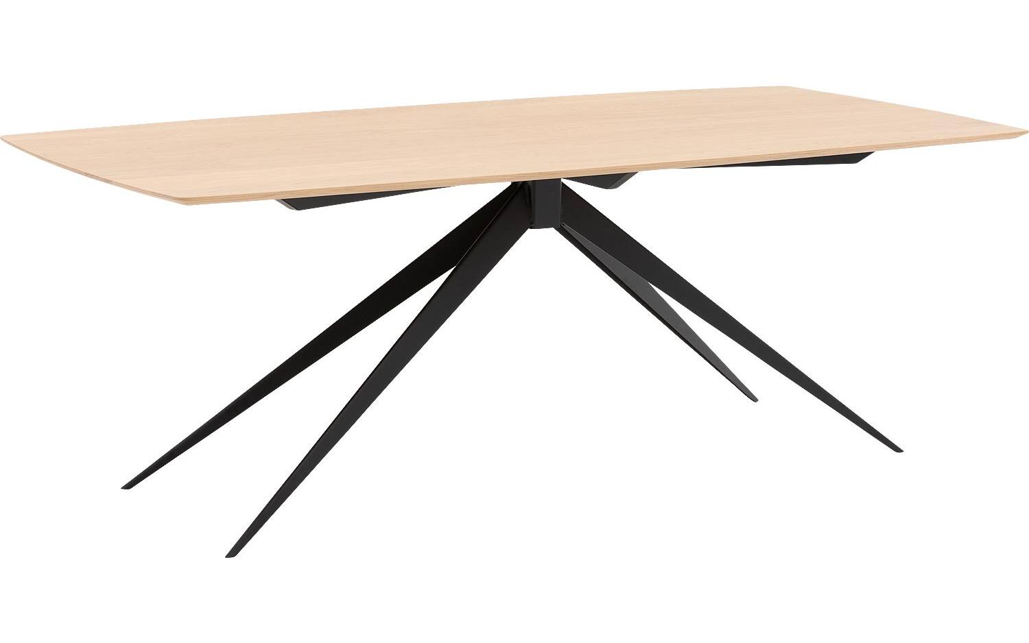 Goossens Excellent Eettafel Floyd, Semi rechthoekig 180 x 100 cm - 8718823191332