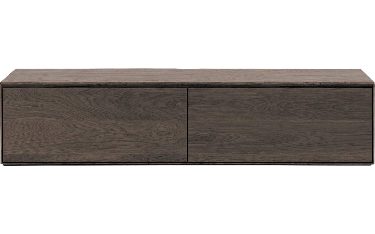 Goossens Excellent Tv Meubel Vic, 2 kleppen met kabeldoorvoer in bovenblad - 8718823172942