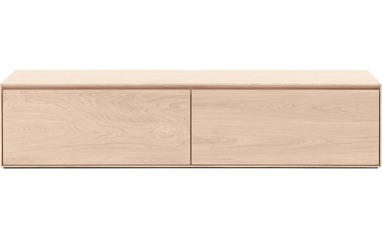 Goossens Excellent Tv Meubel Vic, 2 kleppen met kabeldoorvoer in bovenblad - 8718823172973