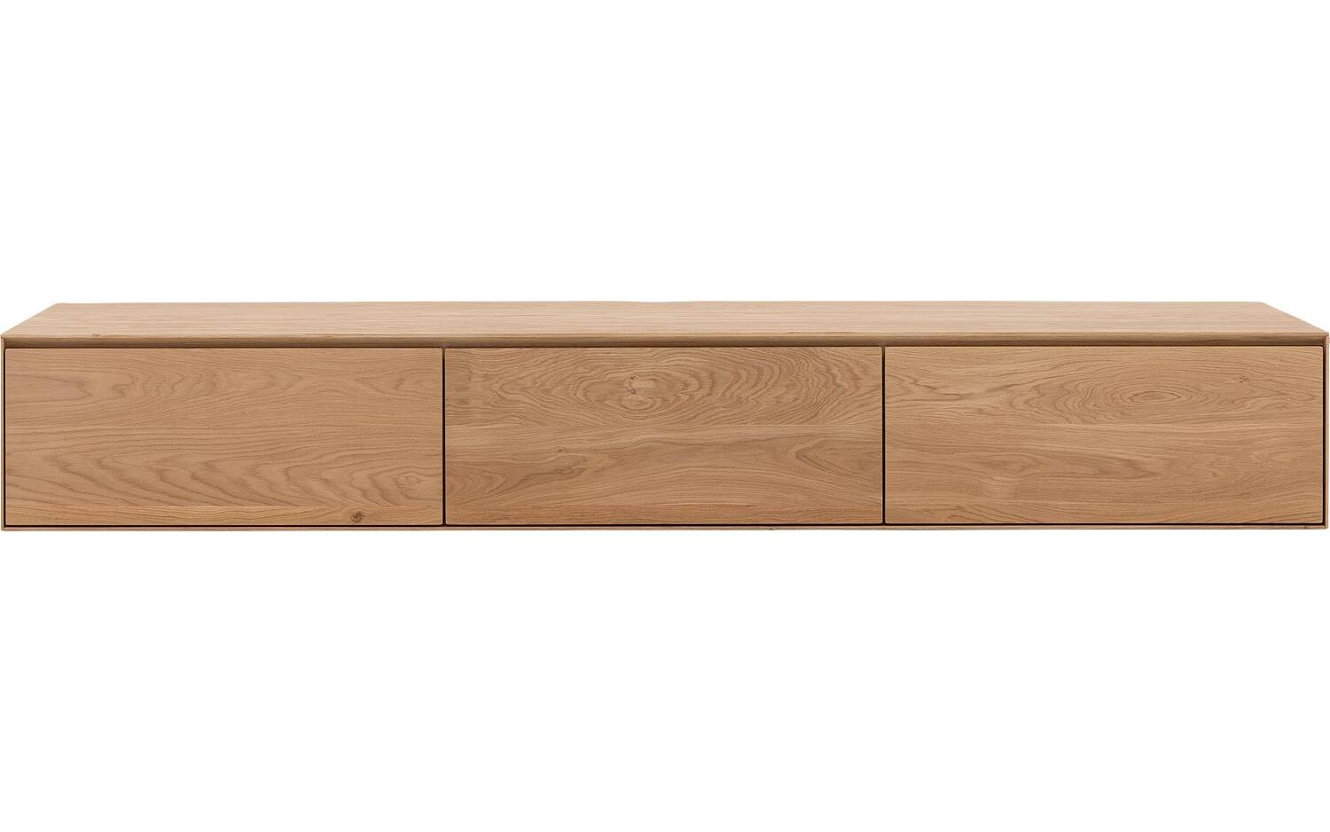 Goossens Excellent Tv Meubel Vic, 3 kleppen met kabeldoorvoer in bovenblad - 8718823175714