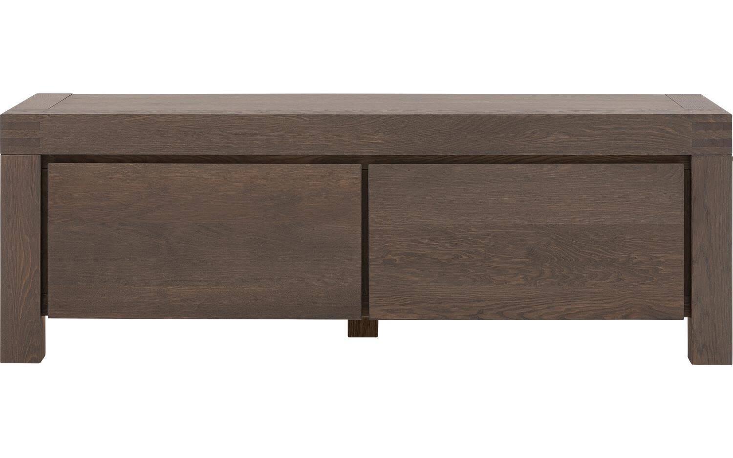 Goossens Tv Meubel Clear, 2 kleppen 45 cm diep