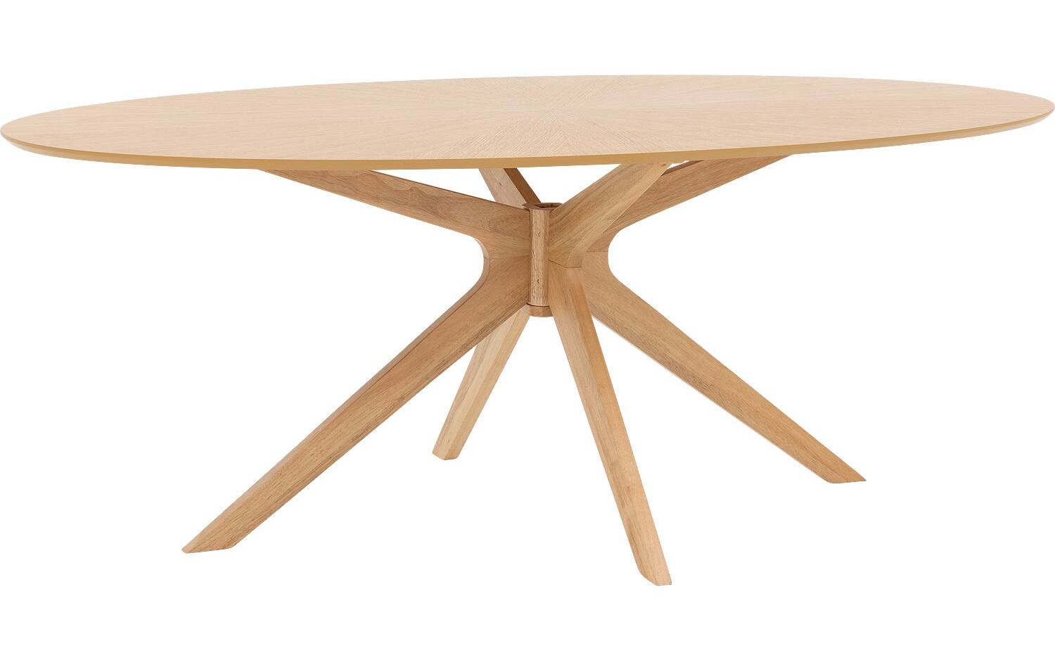 Goossens Basic Eettafel Sanoa, Ovaal 200 x 110 cm - 8718823186963