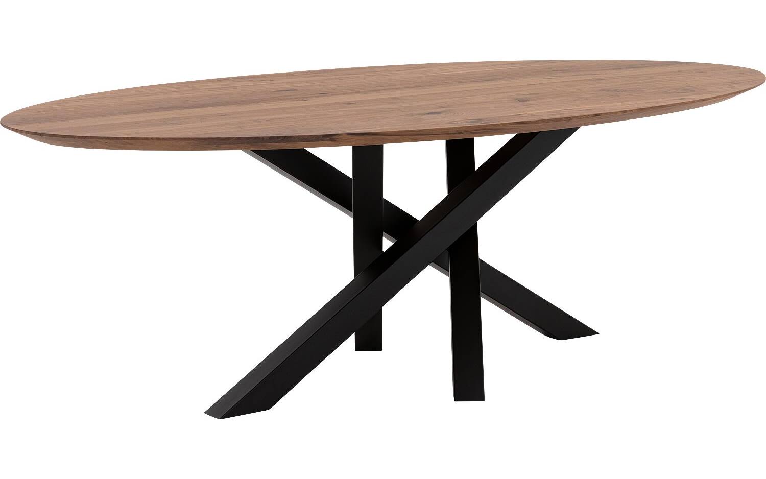 Goossens Excellent Eettafel Mente, Ovaal 240 x 130 cm - 8718823184976