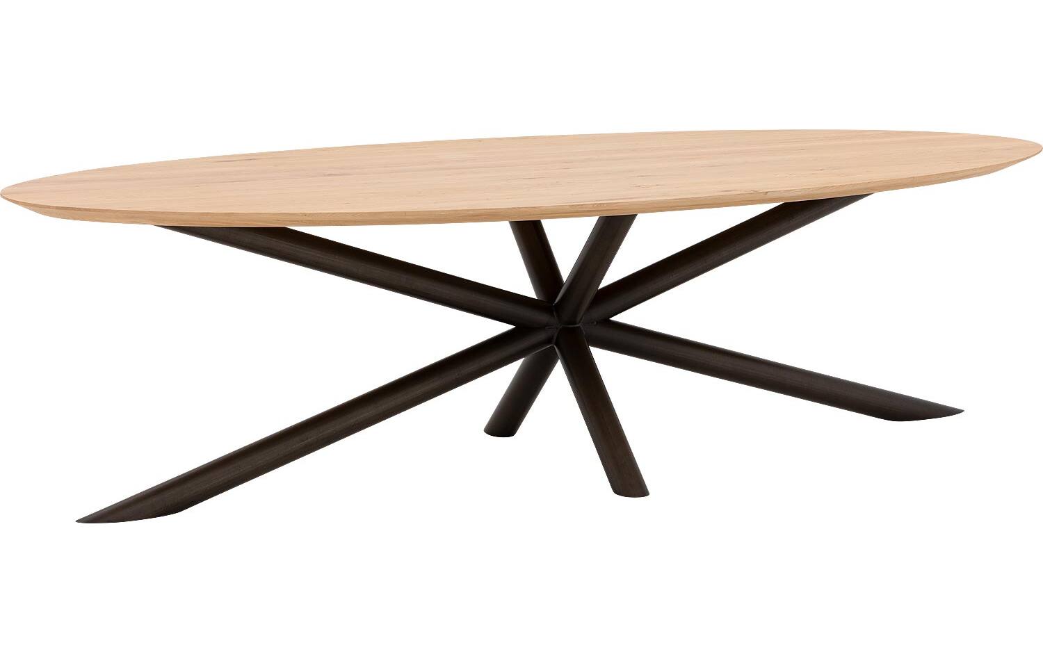 Goossens Excellent Eettafel Gs-1302, Ovaal 280 x 130 cm - 8718823185195