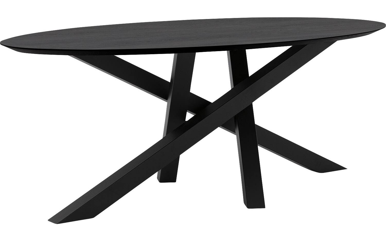 Goossens Excellent Eettafel Mente, Ovaal 180 x 100 cm - 8718823192728