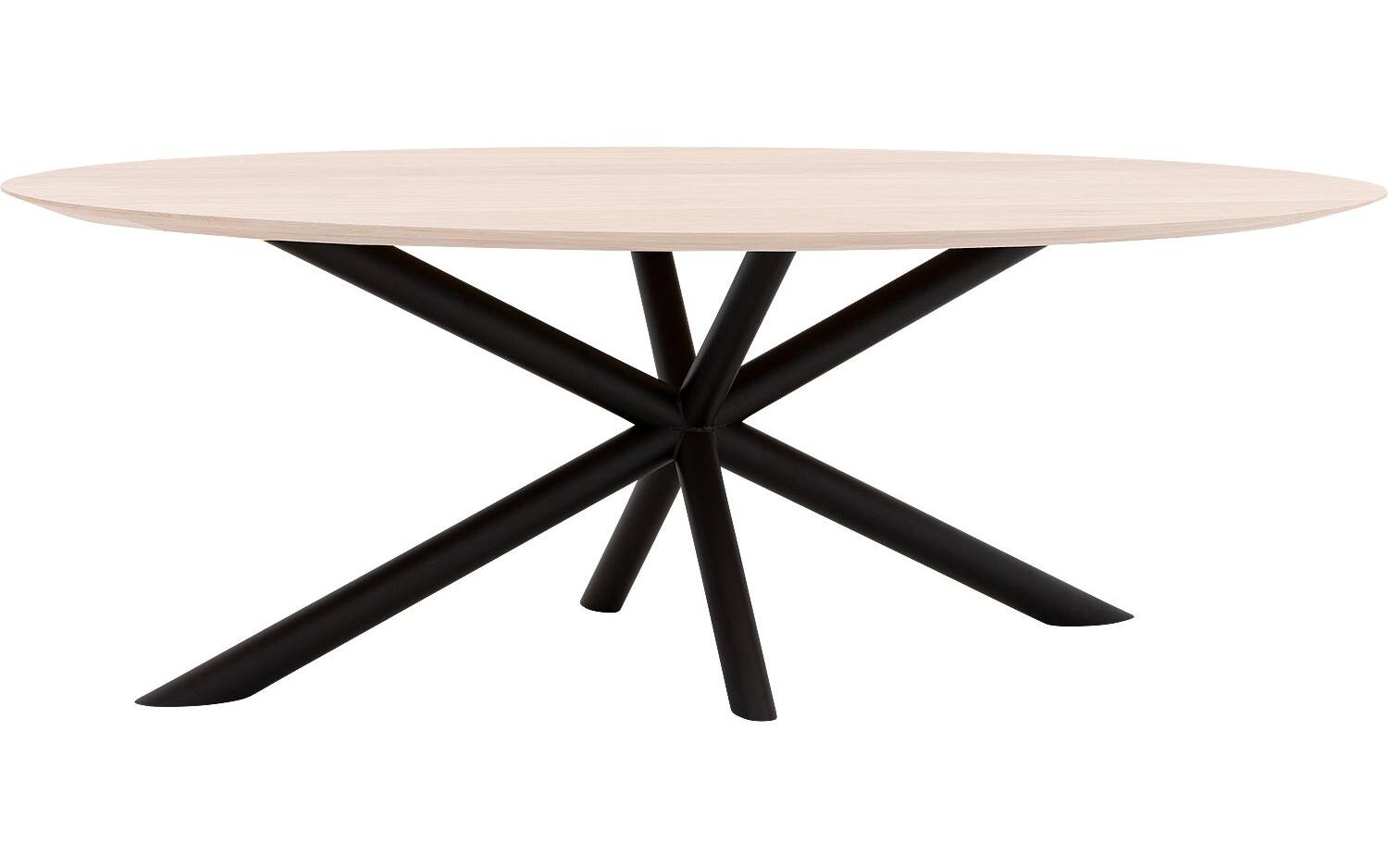 Goossens Excellent Eettafel Gs-1302, Ovaal 200 x 110 cm - 8718823194432