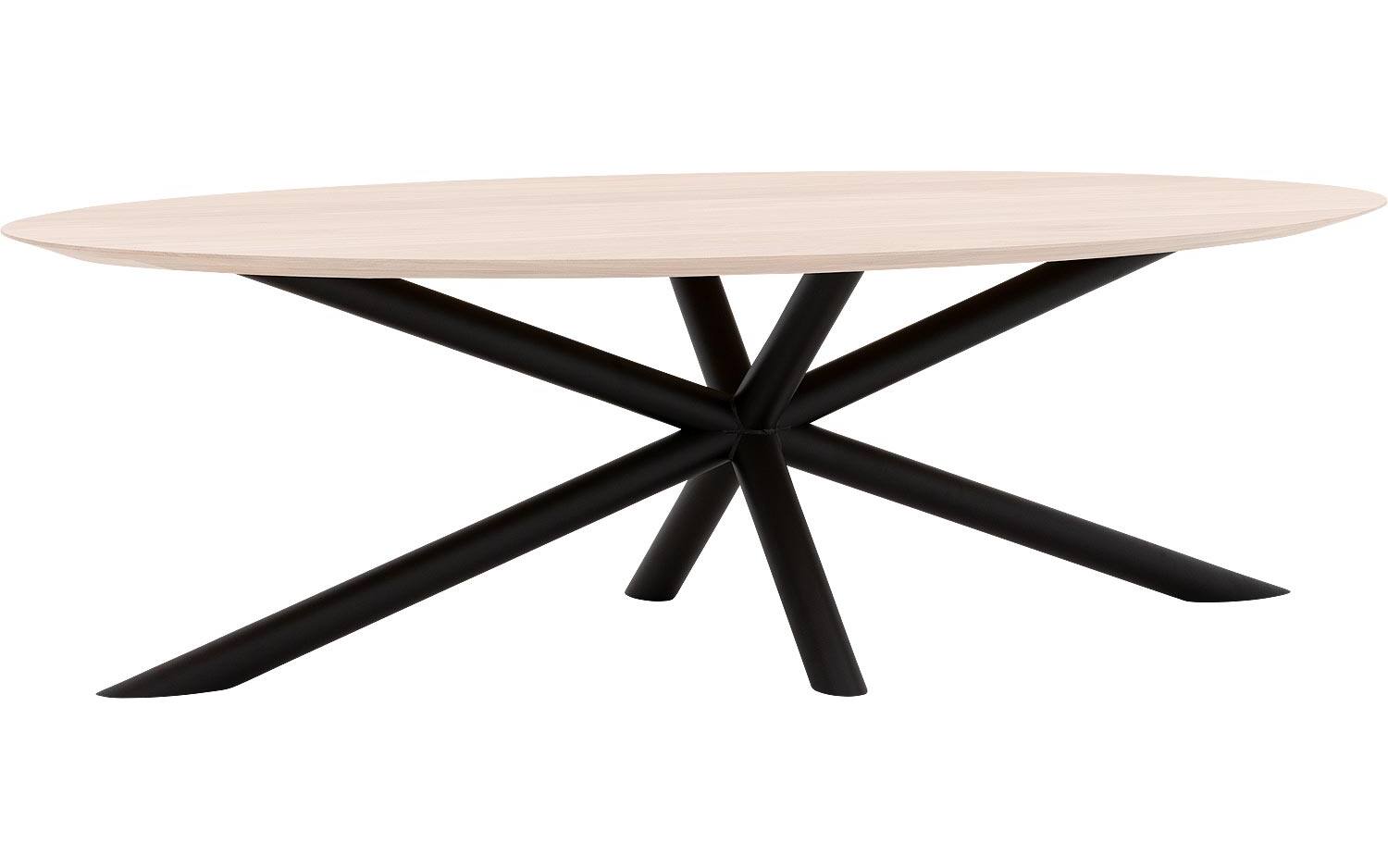 Goossens Excellent Eettafel Gs-1302, Ovaal 260 x 130 cm - 8718823194463