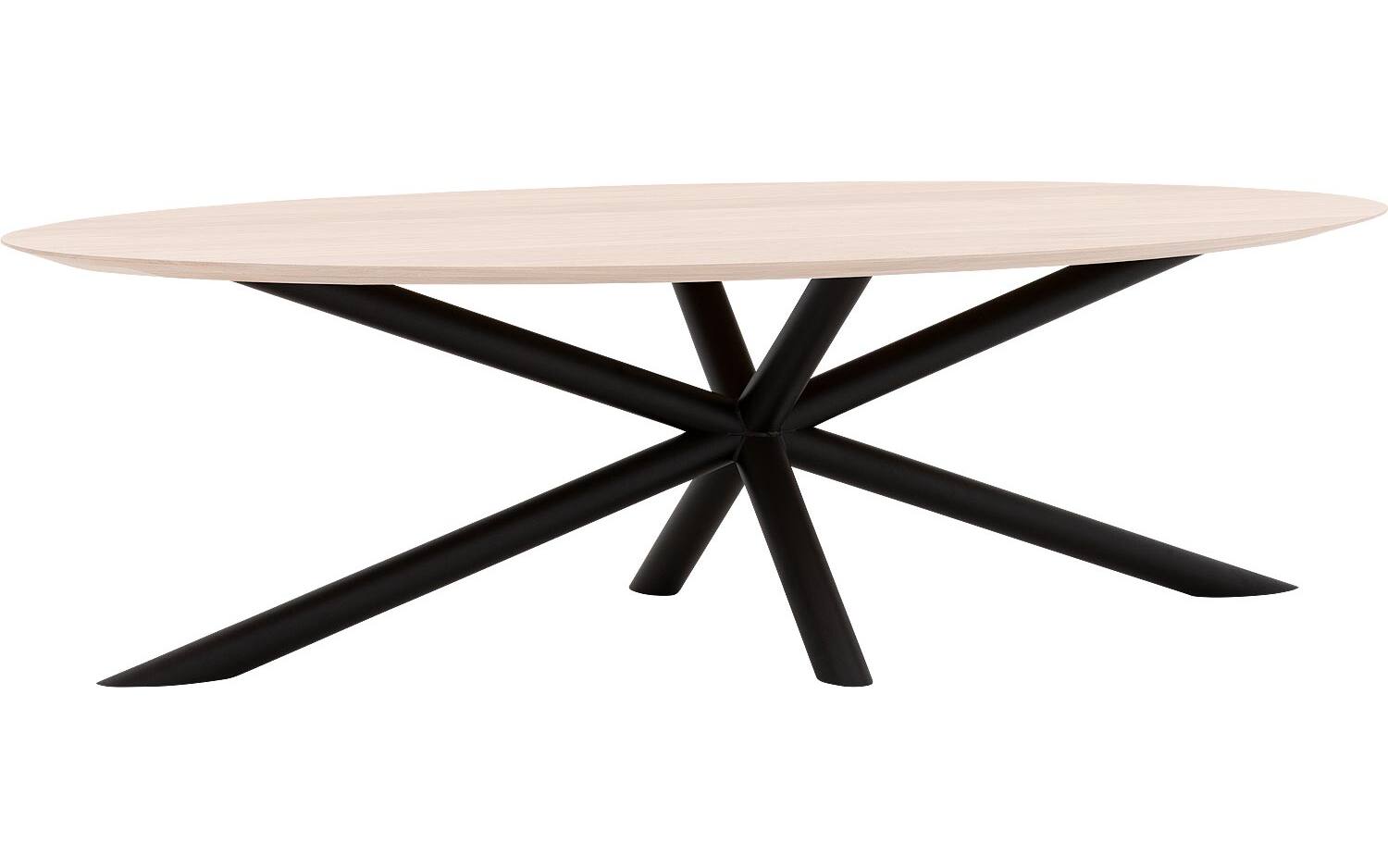 Goossens Excellent Eettafel Gs-1302, Ovaal 300 x 130 cm - 8718823194487