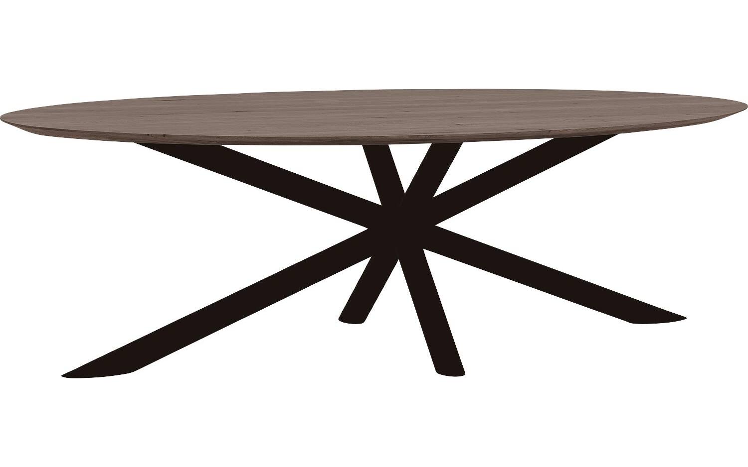 Goossens Excellent Eettafel Gs-1302, Ovaal 240 x 130 cm - 8718823194524