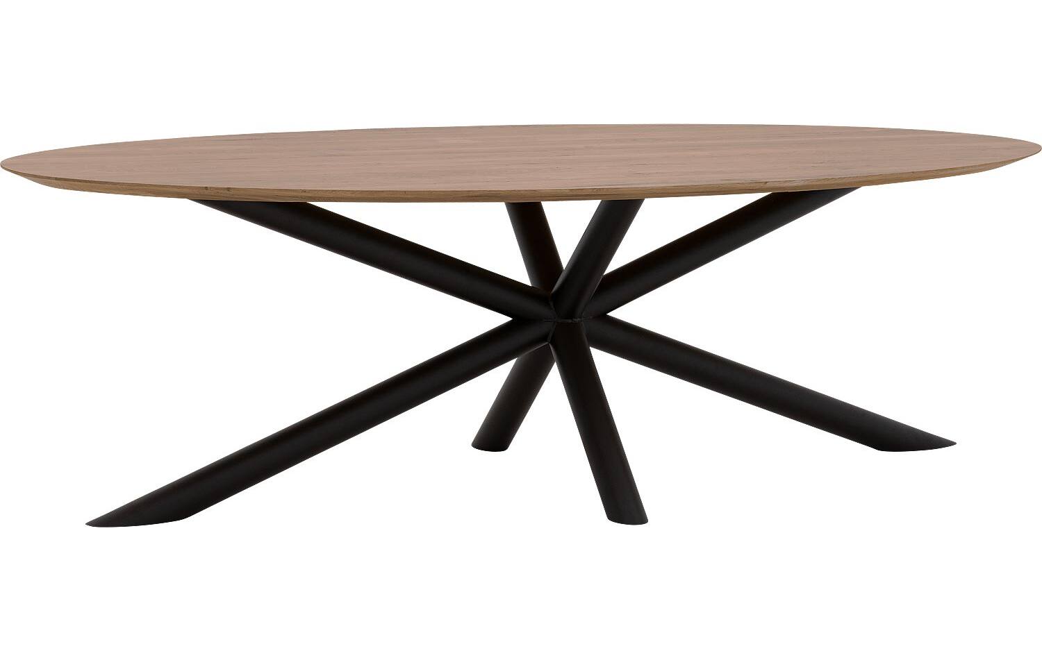 Goossens Excellent Eettafel Gs-1302, Ovaal 240 x 130 cm - 8718823194593