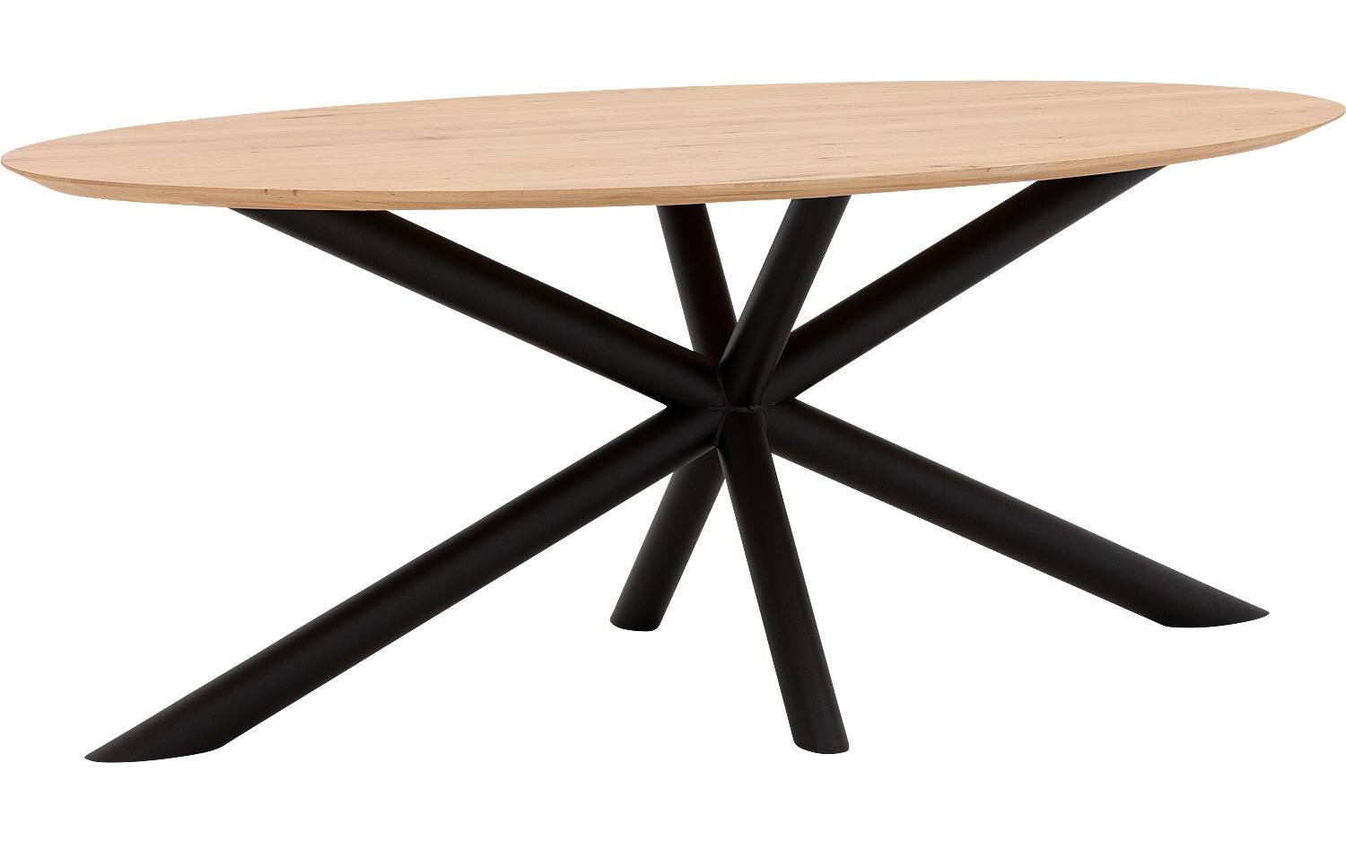 Goossens Excellent Eettafel Gs-1302, Ovaal 200 x 110 cm - 8718823185140