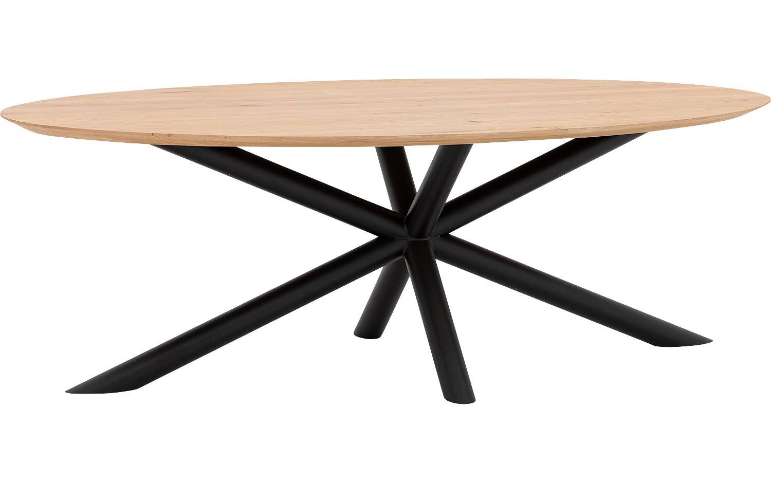 Goossens Excellent Eettafel Gs-1302, Ovaal 220 x 120 cm - 8718823185157