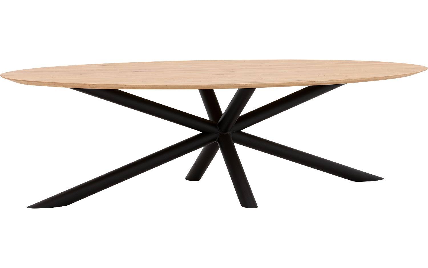 Goossens Excellent Eettafel Gs-1302, Ovaal 300 x 130 cm - 8718823185188