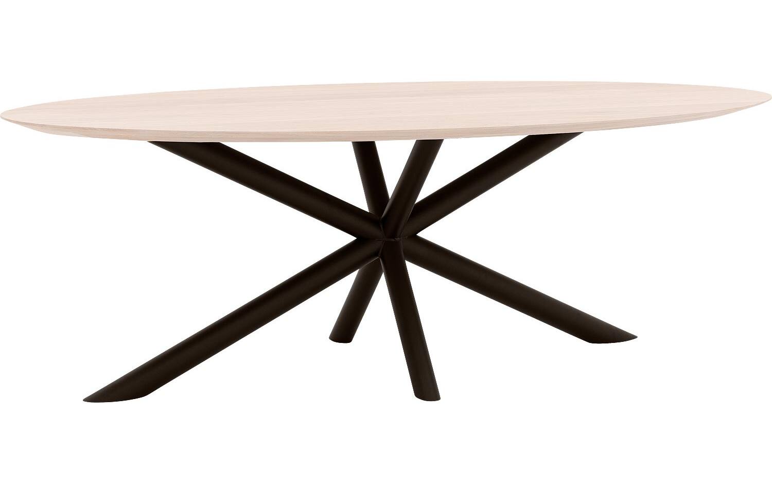 Goossens Excellent Eettafel Gs-1302, Ovaal 200 x 110 cm - 8718823195156