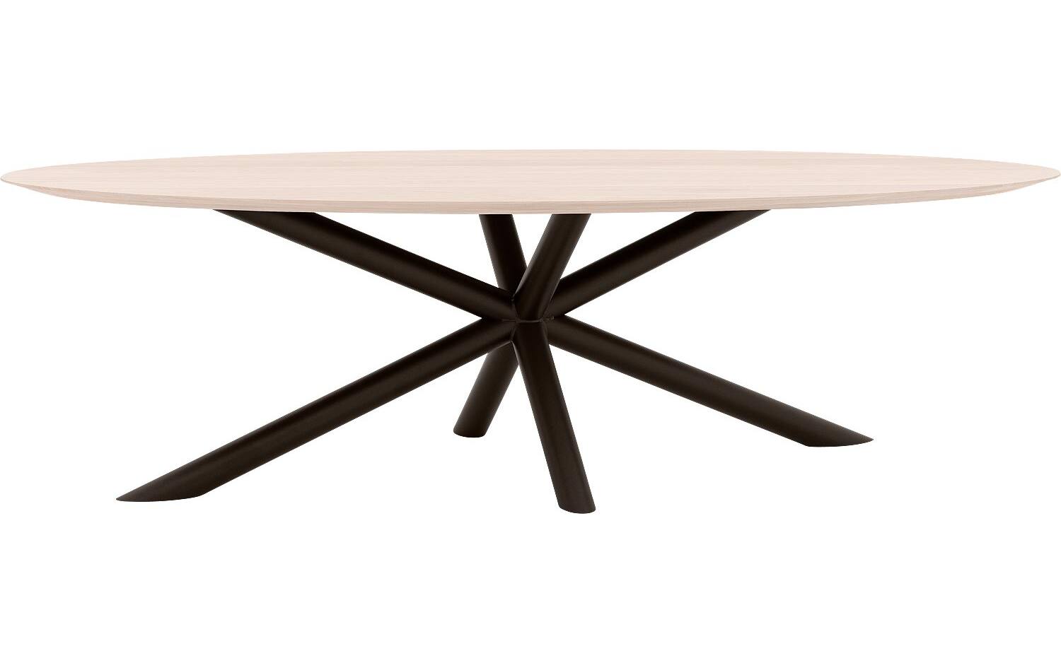 Goossens Excellent Eettafel Gs-1302, Ovaal 220 x 120 cm - 8718823195163