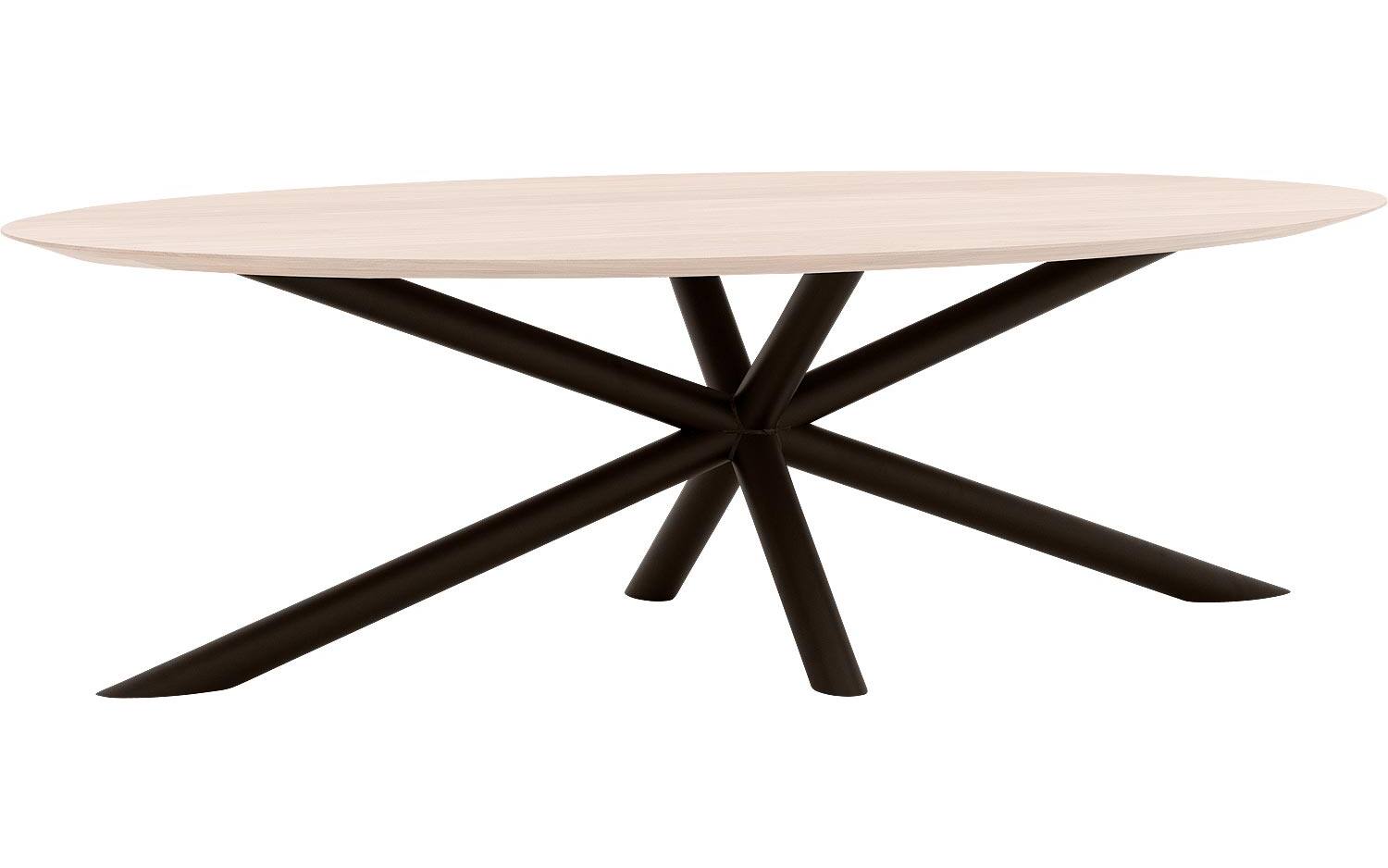 Goossens Excellent Eettafel Gs-1302, Ovaal 260 x 130 cm - 8718823195187