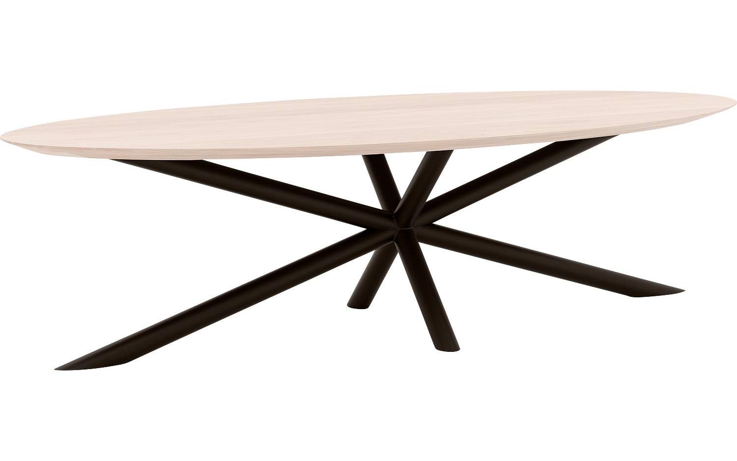 Goossens Excellent Eettafel Gs-1302, Ovaal 280 x 130 cm - 8718823195194