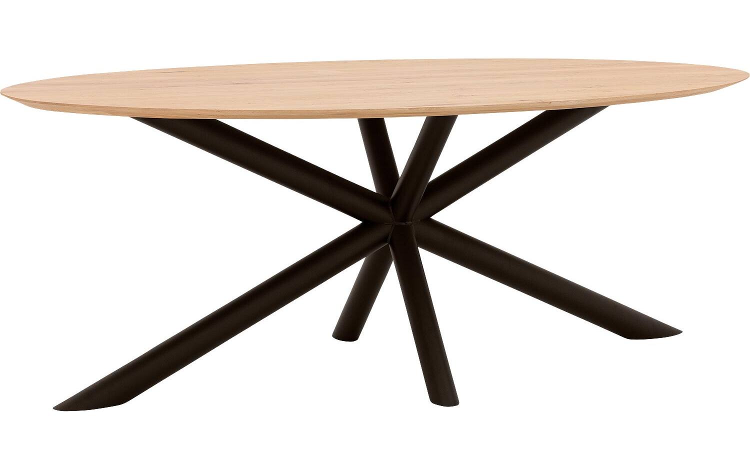 Goossens Excellent Eettafel Gs-1302, Ovaal 200 x 110 cm - 8718823185218