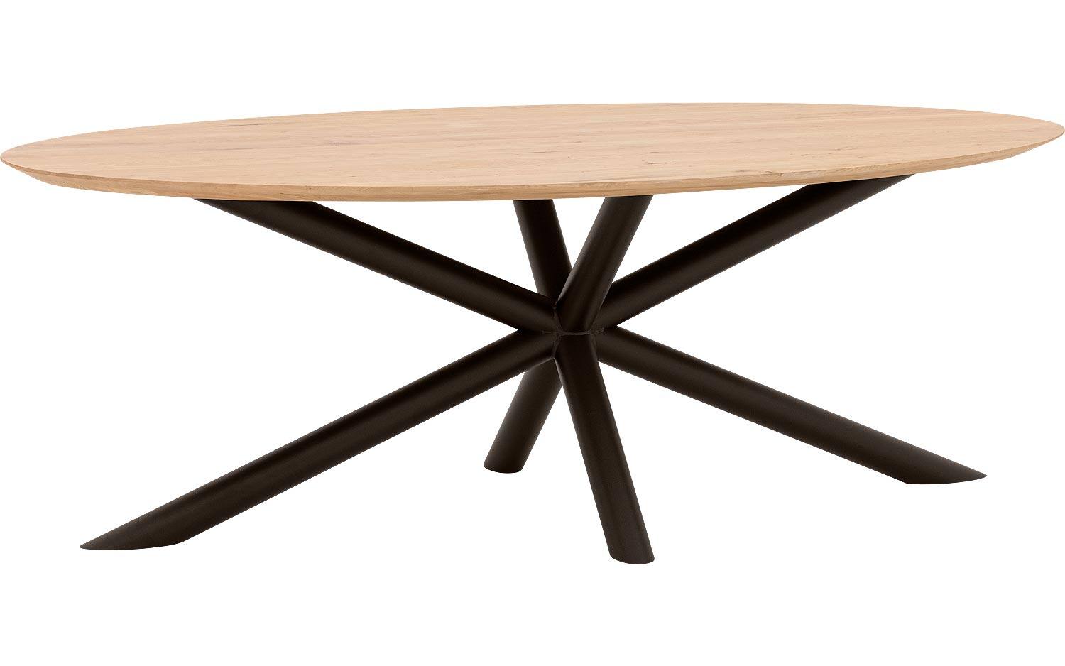 Goossens Excellent Eettafel Gs-1302, Ovaal 220 x 120 cm - 8718823185225