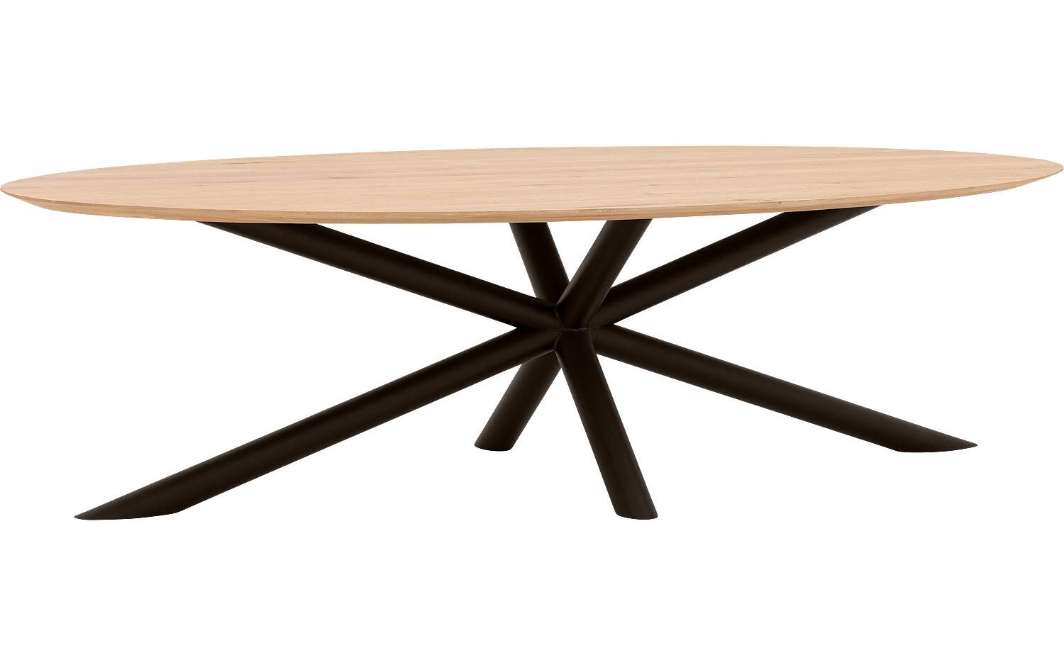 Goossens Excellent Eettafel Gs-1302, Ovaal 300 x 130 cm - 8718823185256