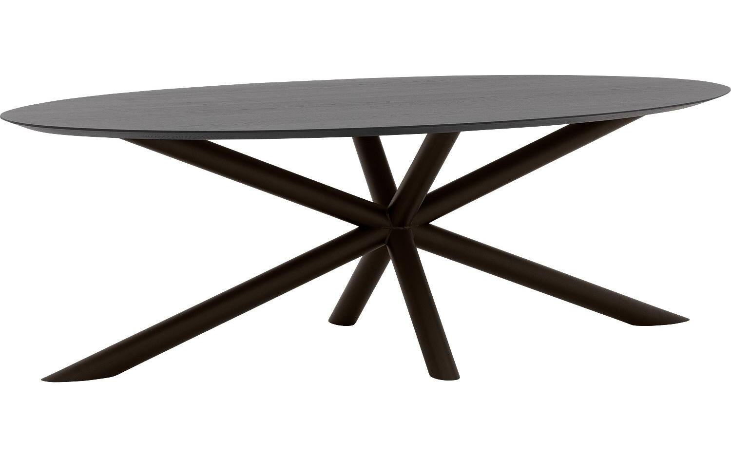 Goossens Excellent Eettafel Gs-1302, Ovaal 240 x 130 cm - 8718823195378