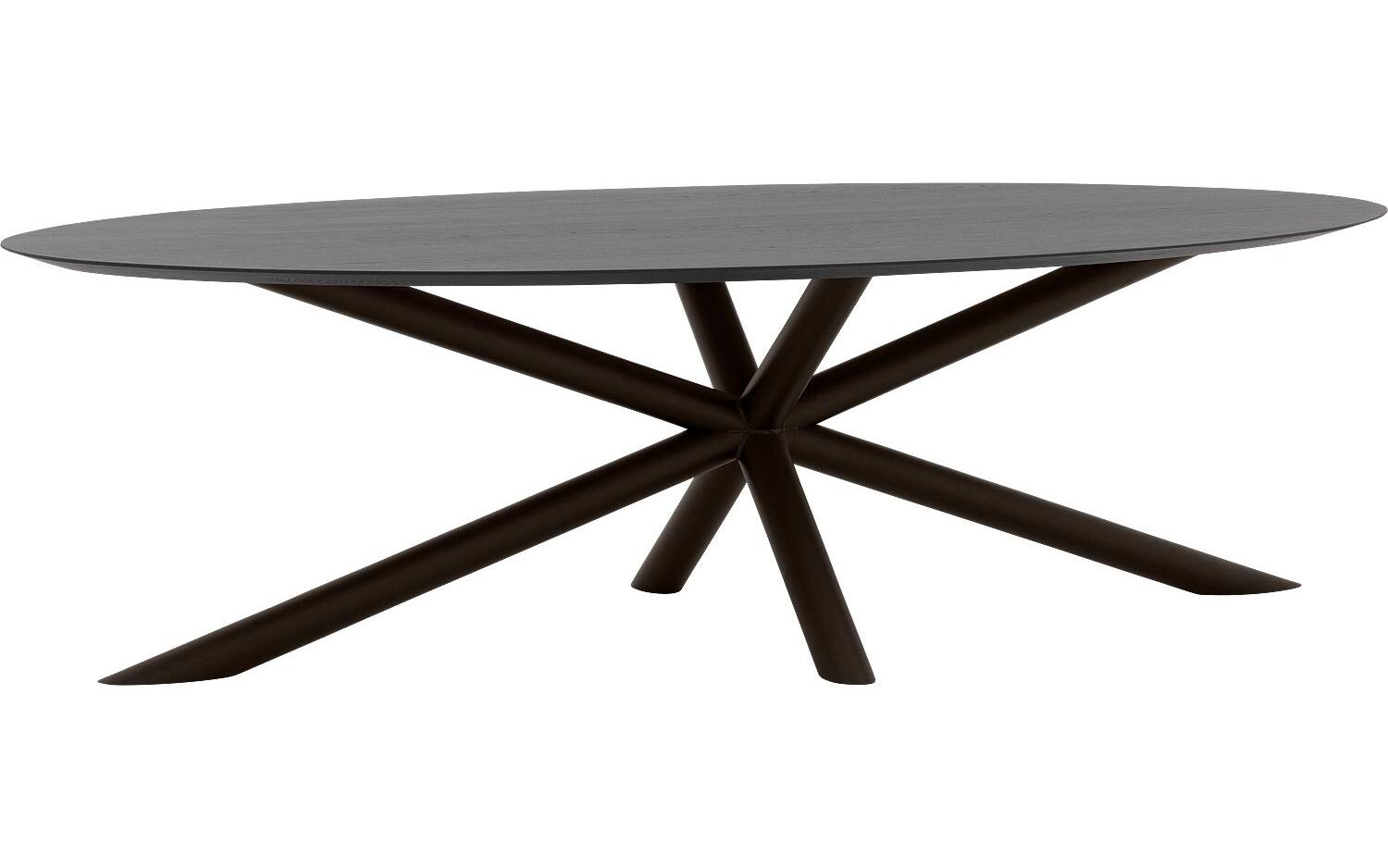 Goossens Excellent Eettafel Gs-1302, Ovaal 300 x 130 cm - 8718823195408