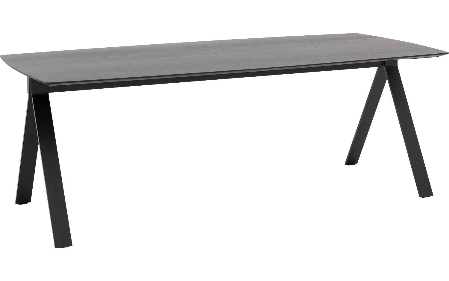 Goossens Excellent Eettafel Floyd, Semi rechthoekig 280 x 100 cm - 8718823196924