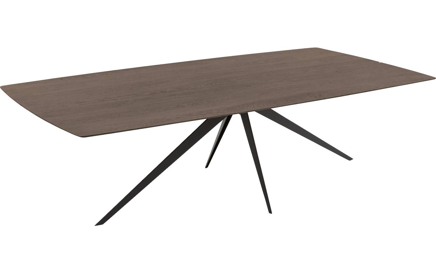 Goossens Excellent Eettafel Floyd, Semi rechthoekig 240 x 100 cm - 8718823215779