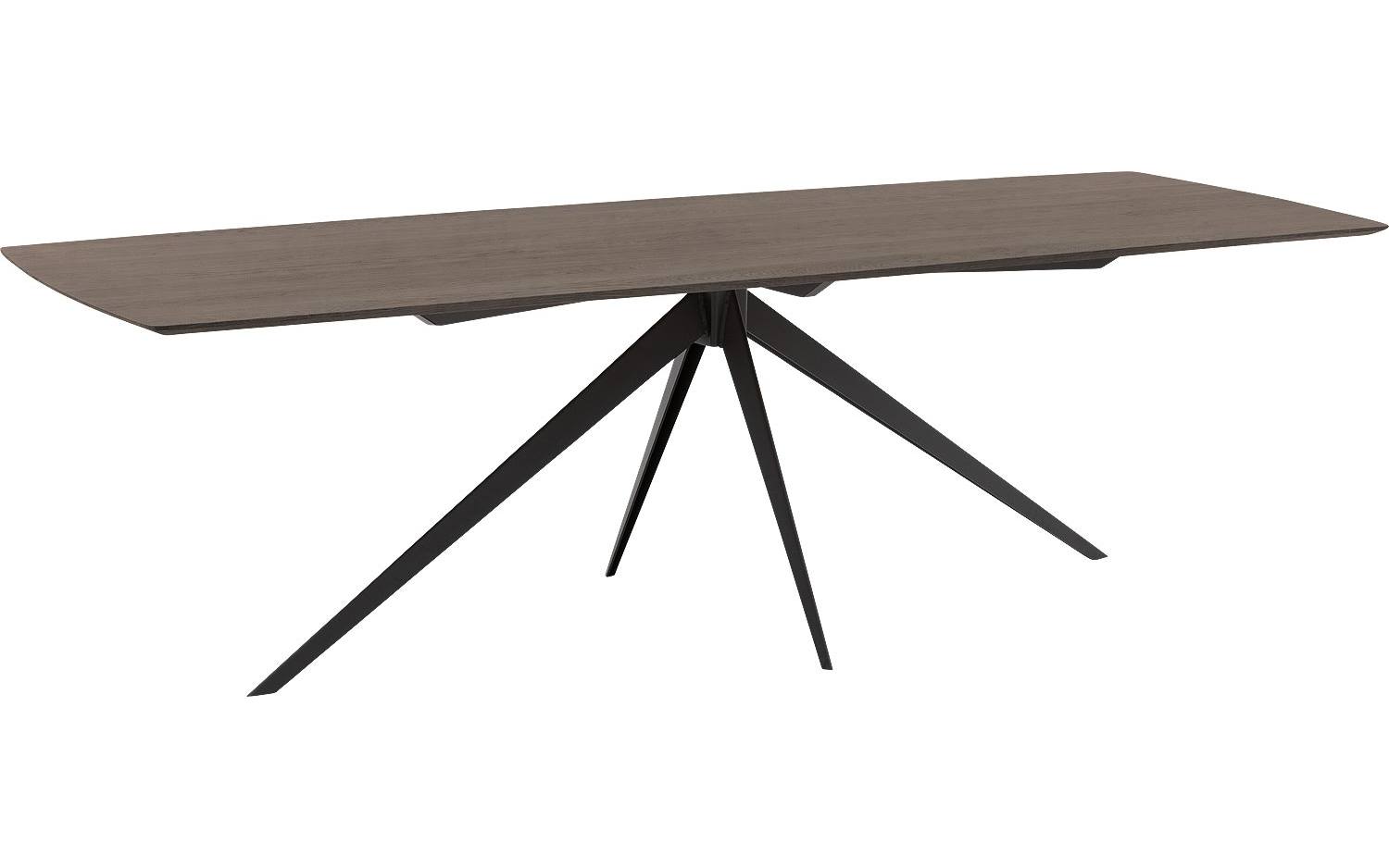 Goossens Excellent Eettafel Floyd, Semi rechthoekig 260 x 100 cm - 8718823215786