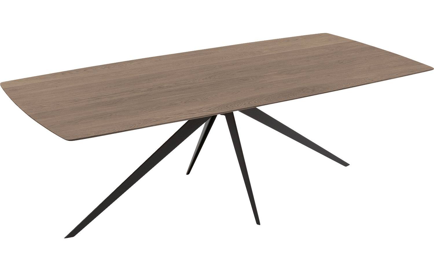 Goossens Excellent Eettafel Floyd, Semi rechthoekig 220 x 100 cm - 8718823212310