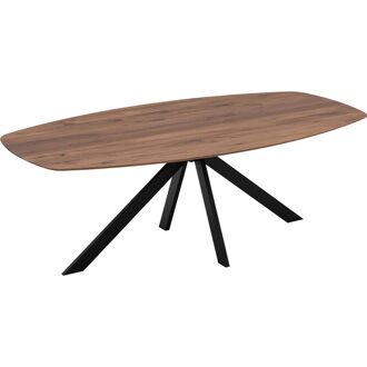 Goossens Excellent Eettafel Floyd, Semi ovaal 180 x 100 cm - 8718823213539