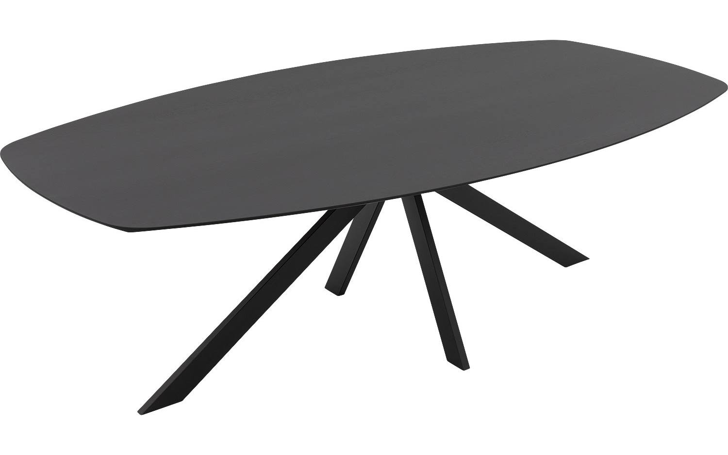 Goossens Excellent Eettafel Uniek, Semi ovaal 240 x 120 cm - 8718823335644