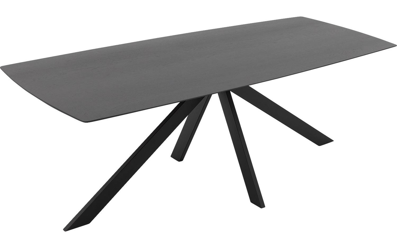 Goossens Excellent Eettafel Floyd, Semi rechthoekig 200 x 100 cm - 8718823196689