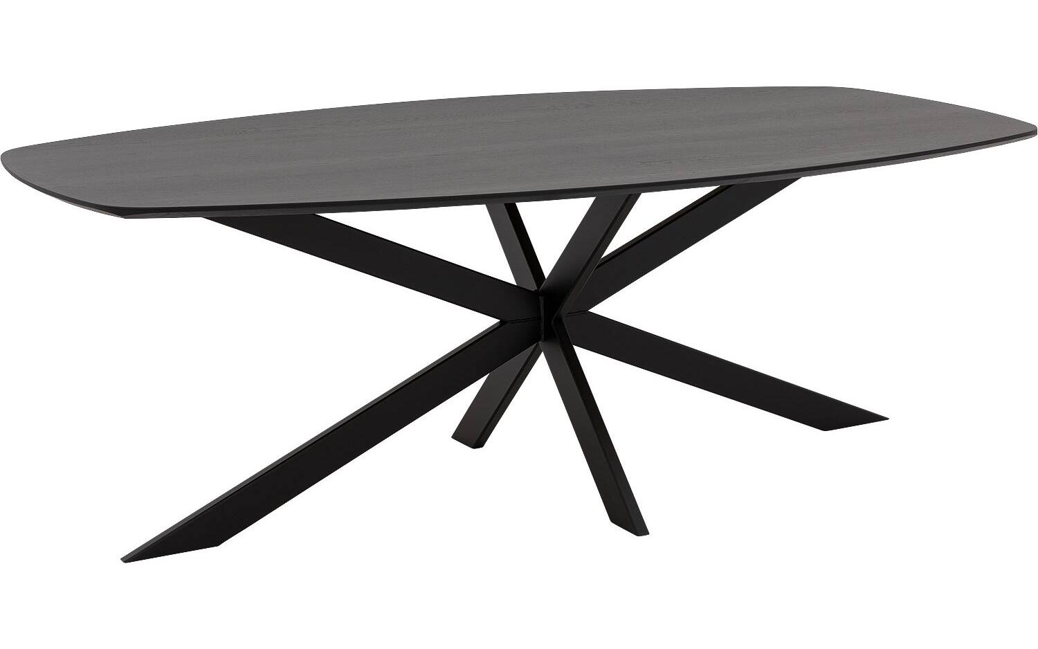 Goossens Excellent Eettafel Floyd, Semi ovaal 220 x 120 cm - 8718823244601