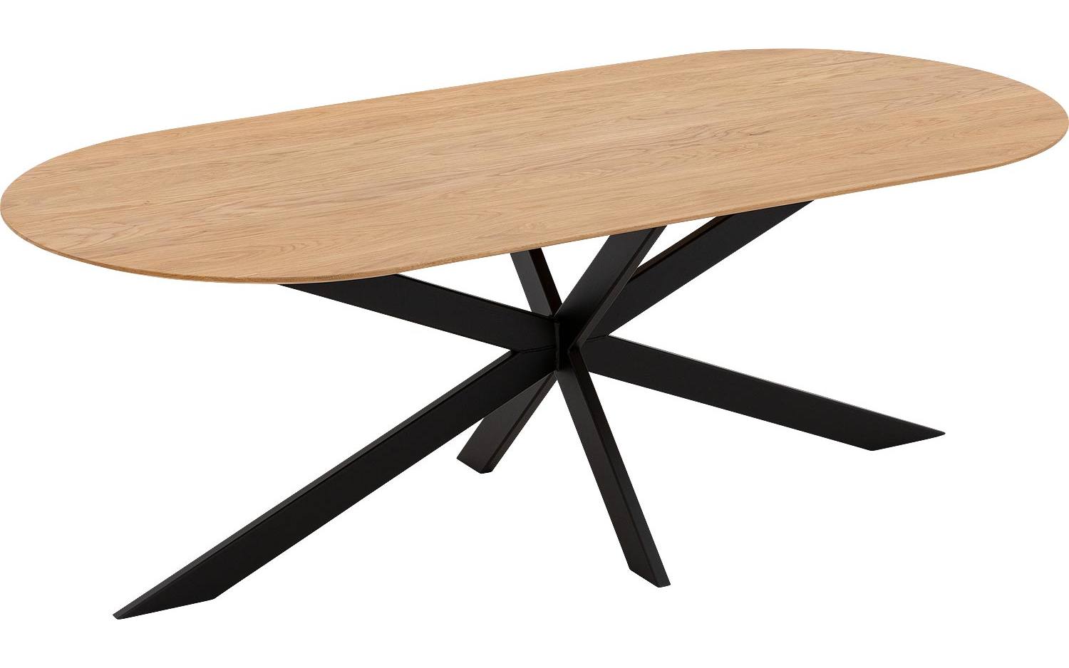 Goossens Excellent Eettafel Uniek, Semi rond 220 x 100 cm - 8718823336542