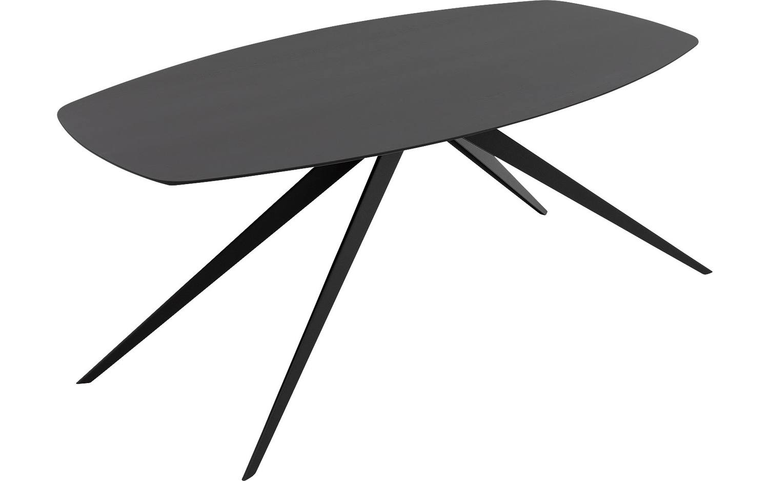 Goossens Excellent Eettafel Uniek, Semi ovaal 180 x 100 cm - 8718823335439