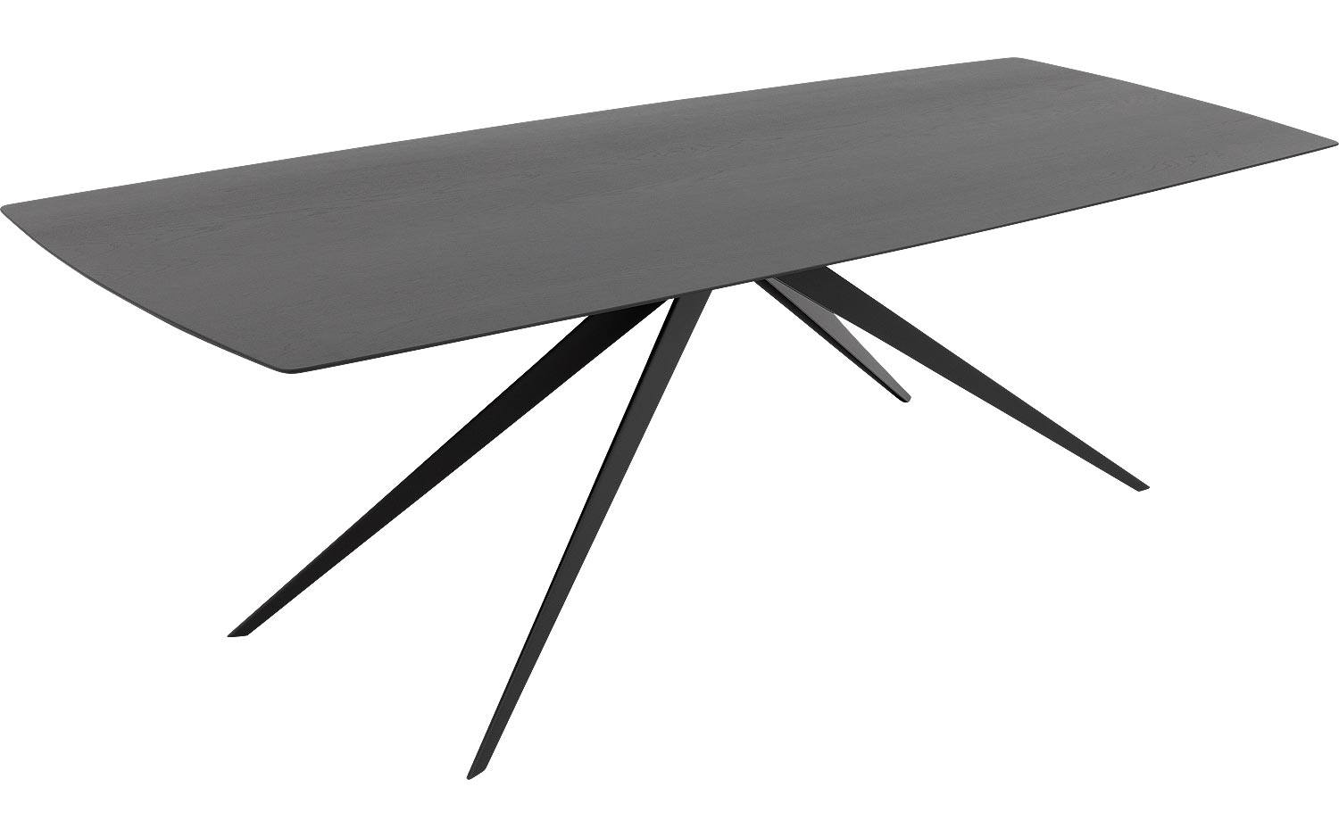 Goossens Excellent Eettafel Floyd, Semi rechthoekig 240 x 100 cm - 8718823191424