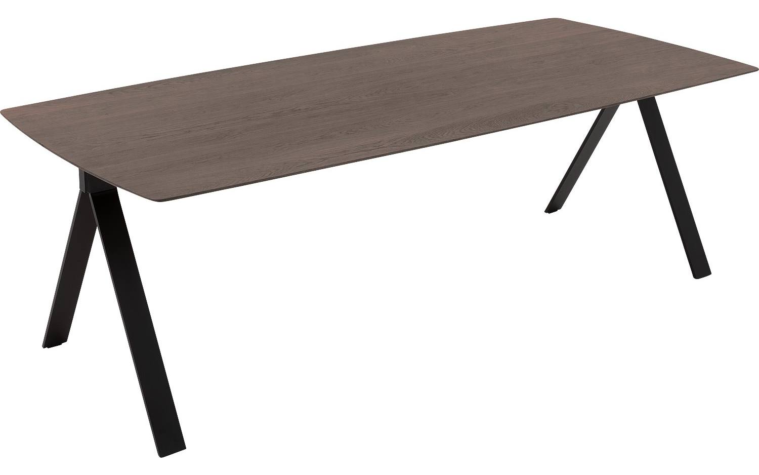 Goossens Excellent Eettafel Floyd, Semi rechthoekig 240 x 100 cm - 8718823209068