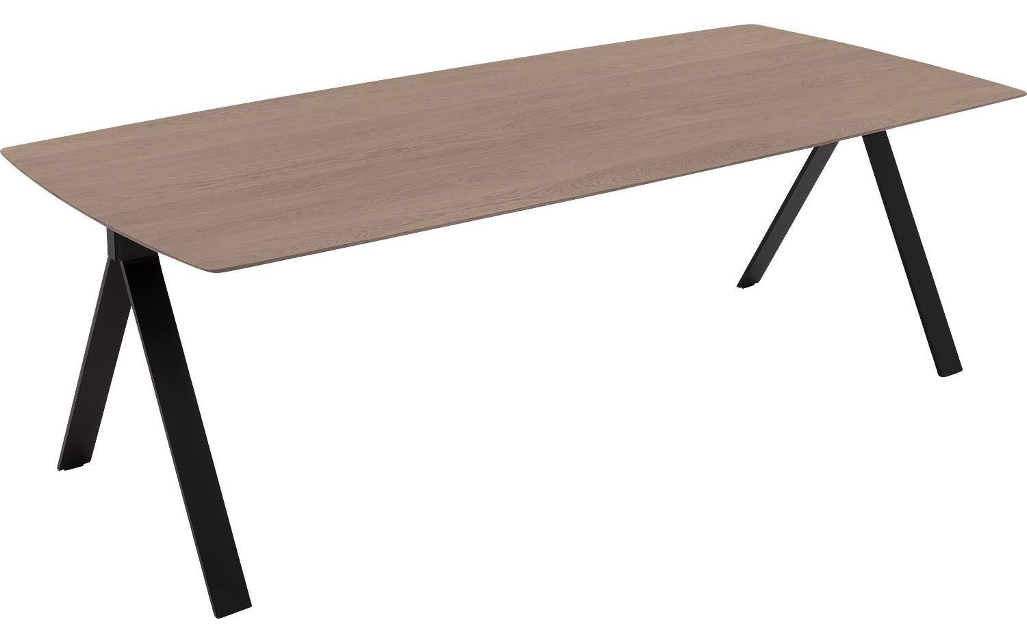 Goossens Excellent Eettafel Floyd, Semi rechthoekig 260 x 100 cm - 8718823209136