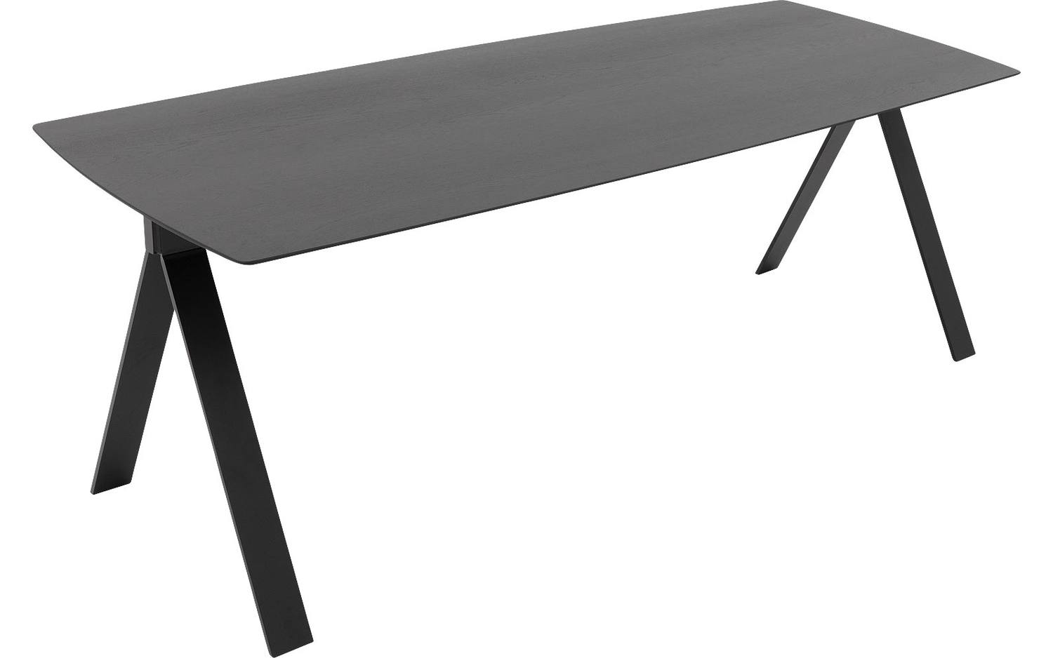 Goossens Excellent Eettafel Floyd, Semi rechthoekig 200 x 100 cm - 8718823196894