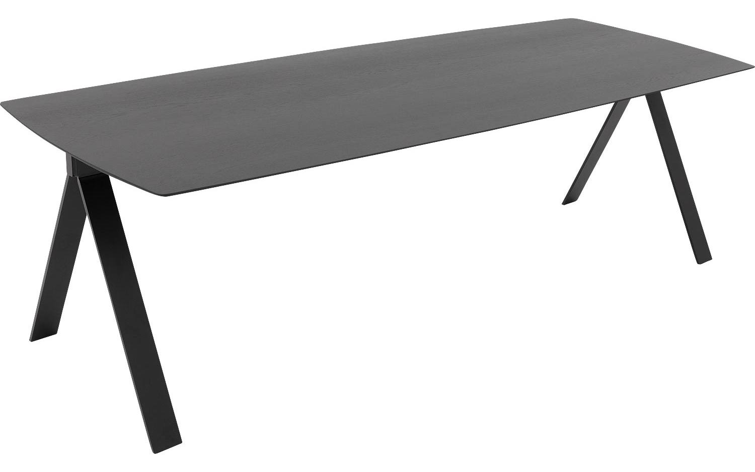 Goossens Excellent Eettafel Floyd, Semi rechthoekig 240 x 100 cm - 8718823196900