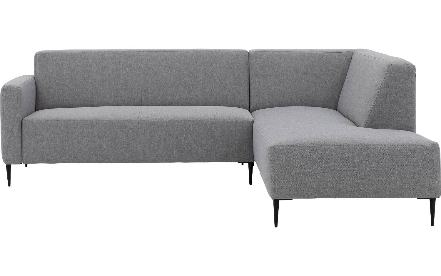 Goossens Bank Key West grijs, stof, 2,5-zits, modern design met ligelement rechts - 8718823076998