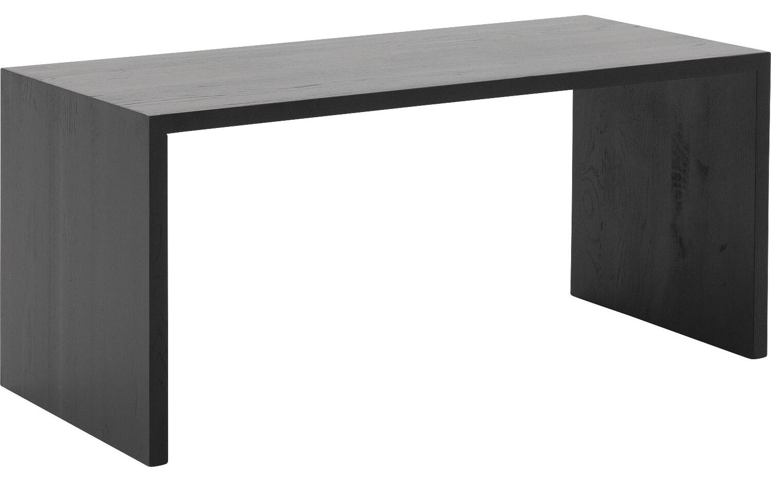 Goossens Bijzettafel Quinze, hout eiken zwart, modern design, 110 x 50 x 50 cm - 8718823225433