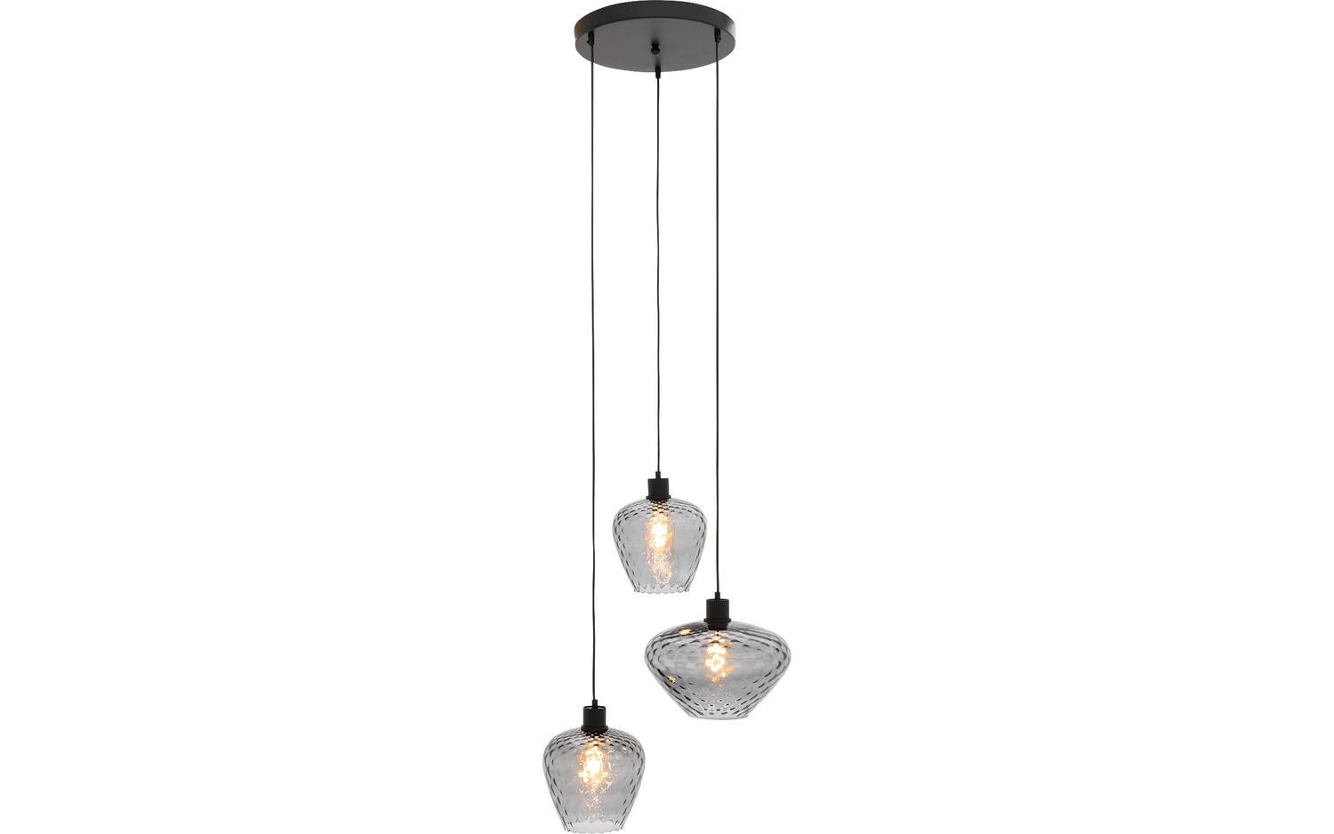 Goossens Hanglamp Dijon, Hanglamp met 3 lichtpunten Ø35cm - 8718121288482